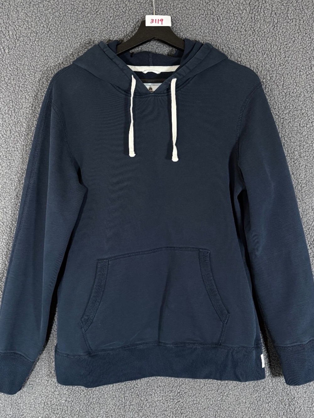Reigning Champ Midweight Terry Cotton Pullover Hoodie - Men's Size M - Blue